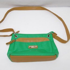 Rosetti Gilda Triple Play Mini Style Shoulder or Crossbody Bag Faux Leather EUC